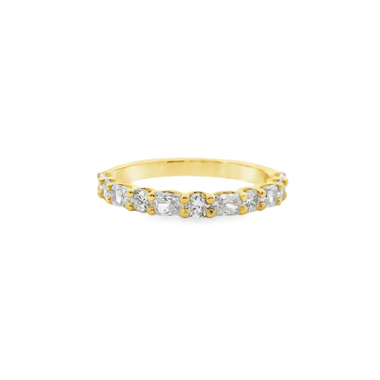 Morse Code Design Lab Grown Diamond Wedding Band
