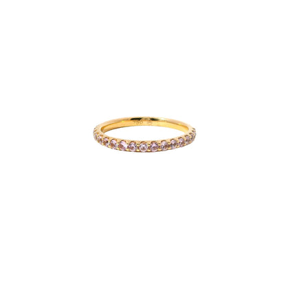 Bagnoli Design 1.70mm Pink Sapphire Wedding Band