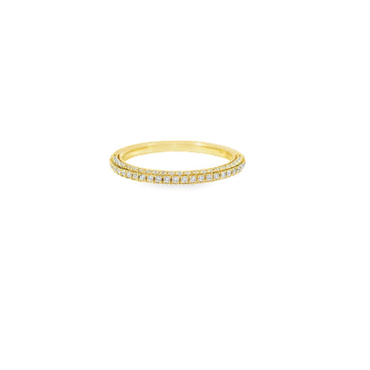 18ct Yellow Gold Sophie Design Natural Diamond Wedding Band