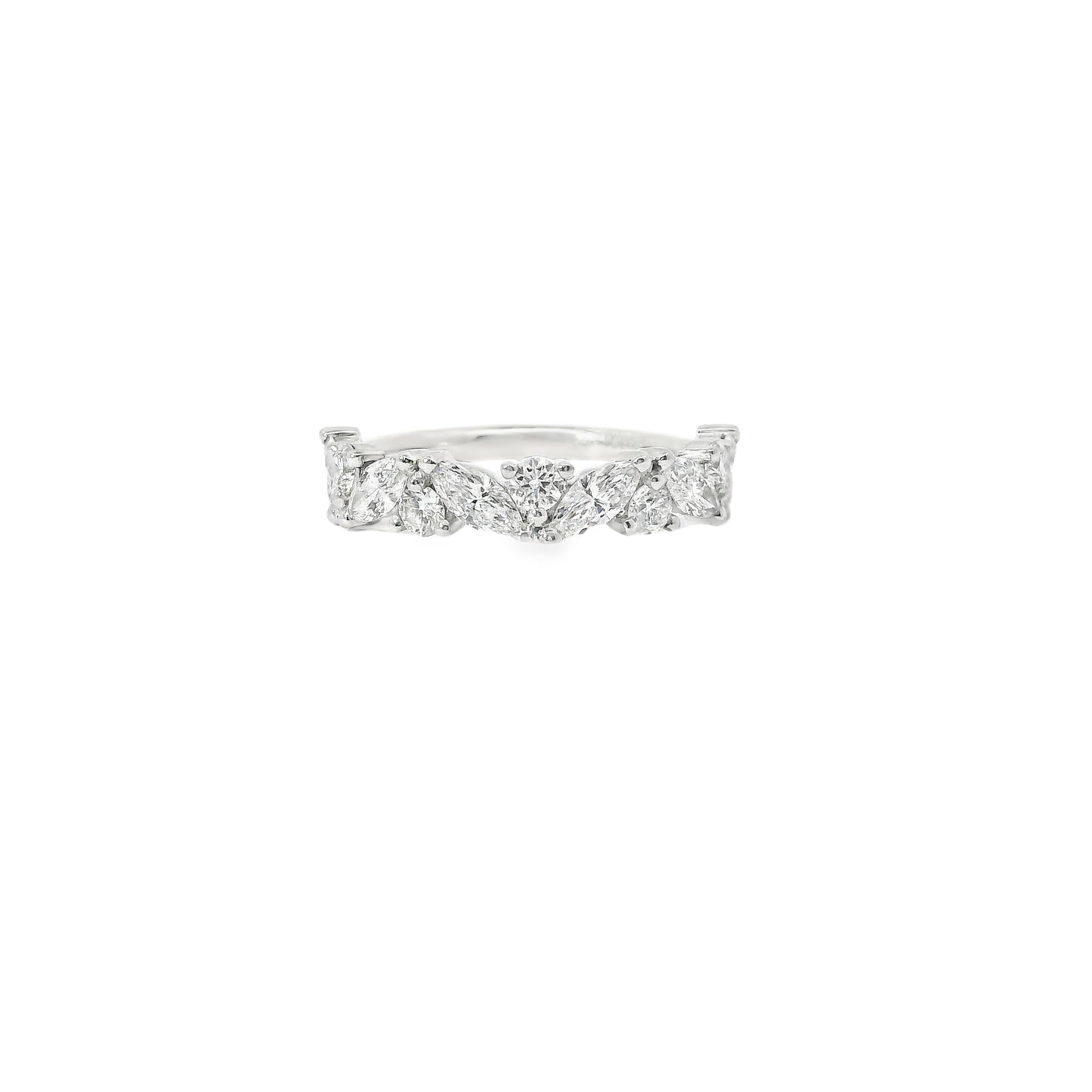 Grace Design Natural Diamond Wedding Band
