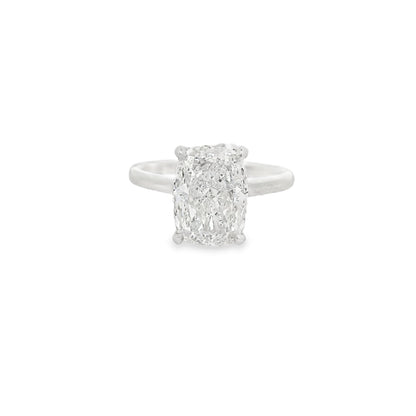 3.56ct Cushion Cut Lab Grown Custom Bella Design Platinum