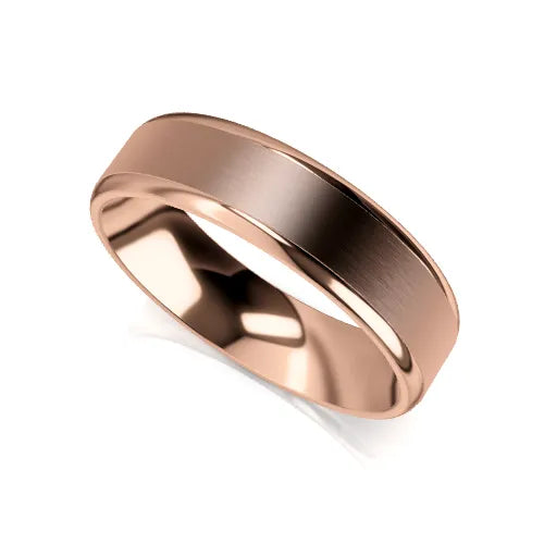 Vincent Wedding Ring gold rose_