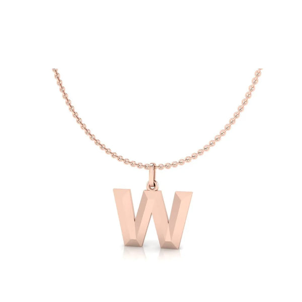 W-Initial-Pendant-Rose