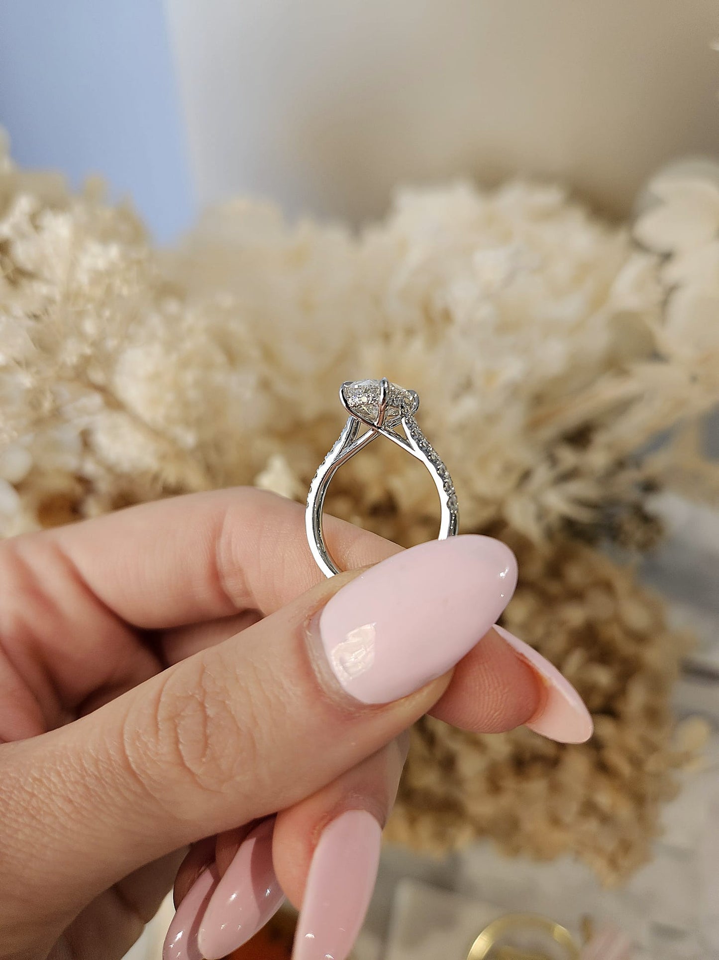 2.07ct Oval Cut Lab Grown La Maja Design Platinum