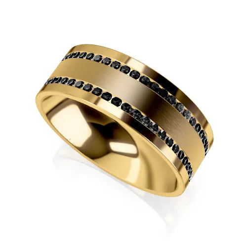 William Wedding Ring gold colour
