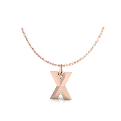 X-Initial-Pendant-Rose