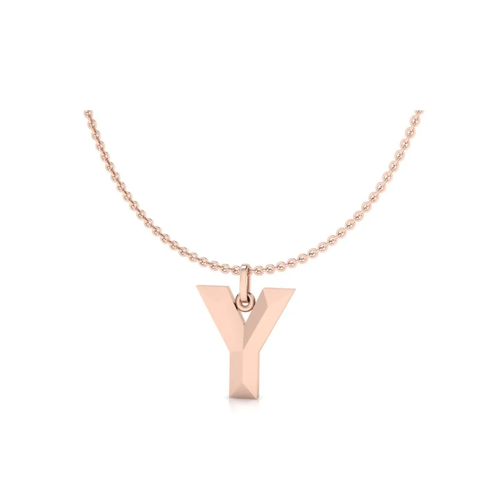 Y-Initial-Pendant-Rose