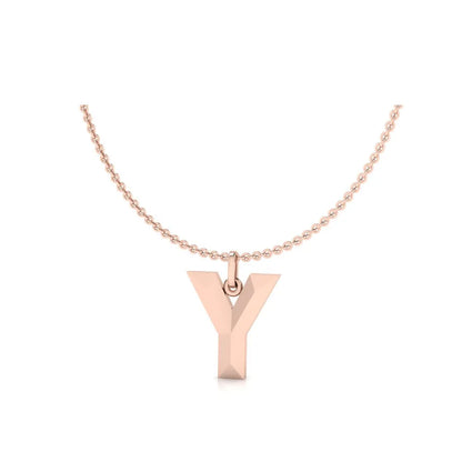 Y-Initial-Pendant-Rose