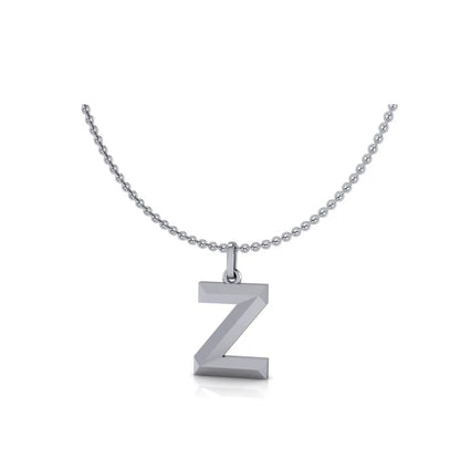 Z-Initial-Pendant-White