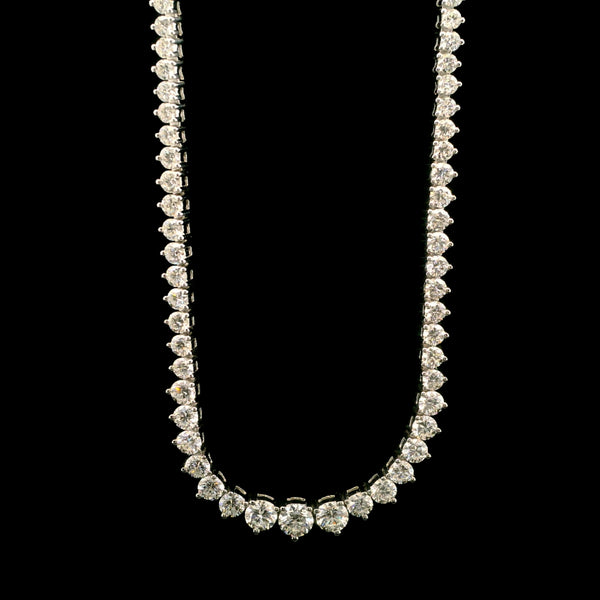 8.40ct Diamond Tennis Necklace