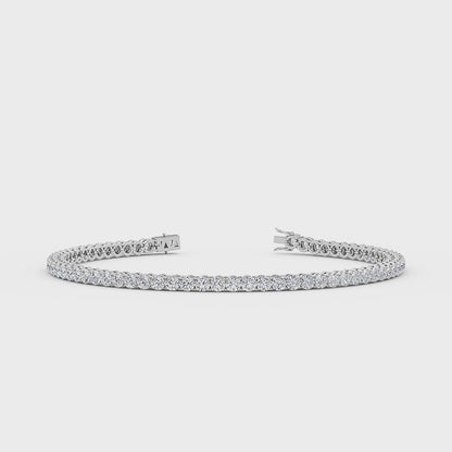 Natural 1.70ct Diamond Tennis Bracelet