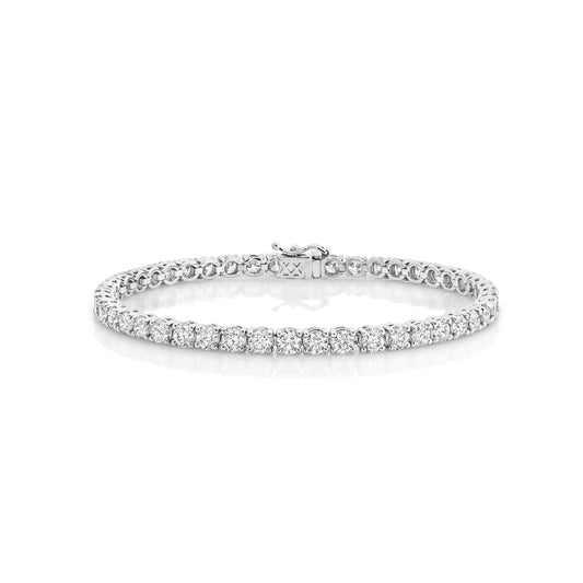 10.00ct Natural Diamond Tennis Bracelet - Michael Arthur Diamonds
