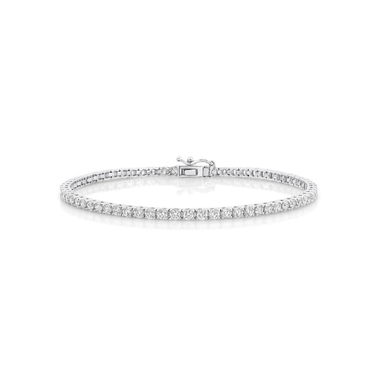 5.00ct Lab Grown Diamond Tennis Bracelet - Michael Arthur Diamonds