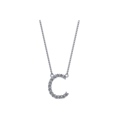 Diamond Initial Pendant