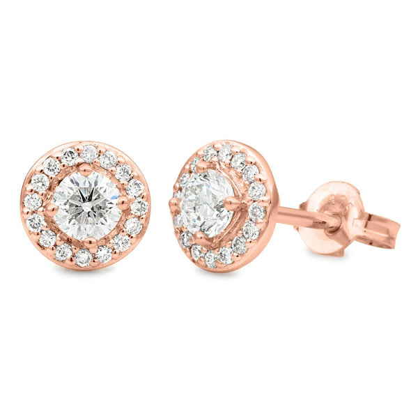 Claw/Bead Set Diamond Earrings - Michael Arthur Diamonds