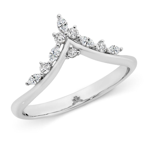 Crown Claw Set Diamond Anniversary Ring - Michael Arthur Diamonds