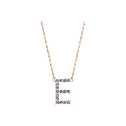 Diamond Initial Pendant