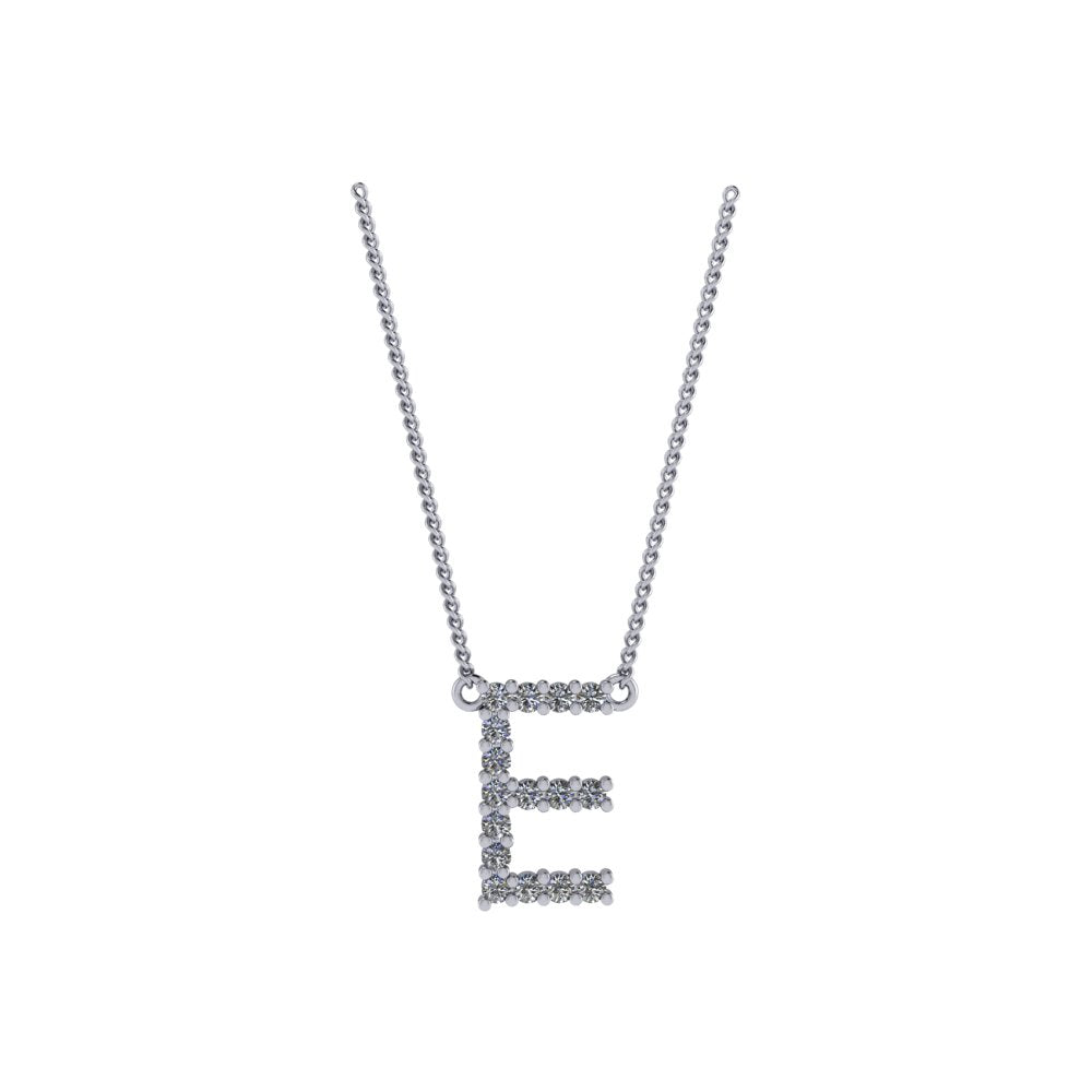 Diamond Initial Pendant