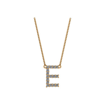 Diamond Initial Pendant