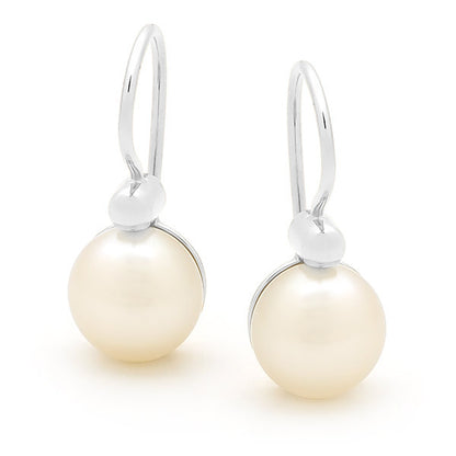 Freshwater Button Pearl Earrings