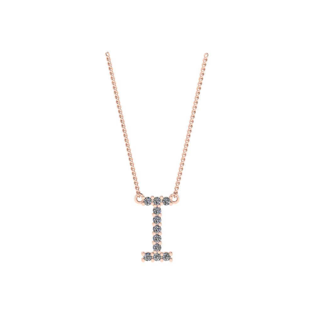 Diamond Initial Pendant