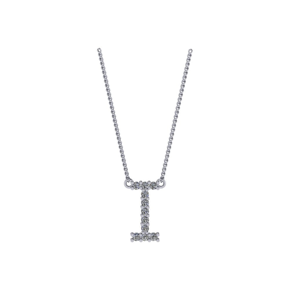Diamond Initial Pendant