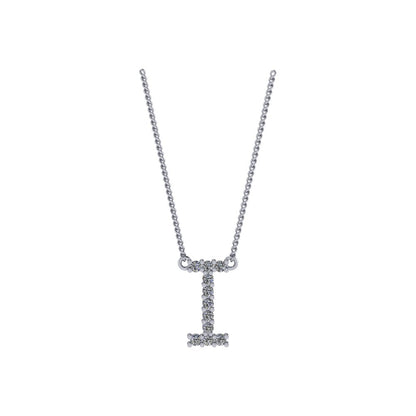 Diamond Initial Pendant