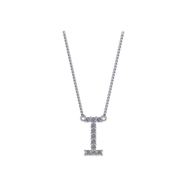 Diamond Initial Pendant