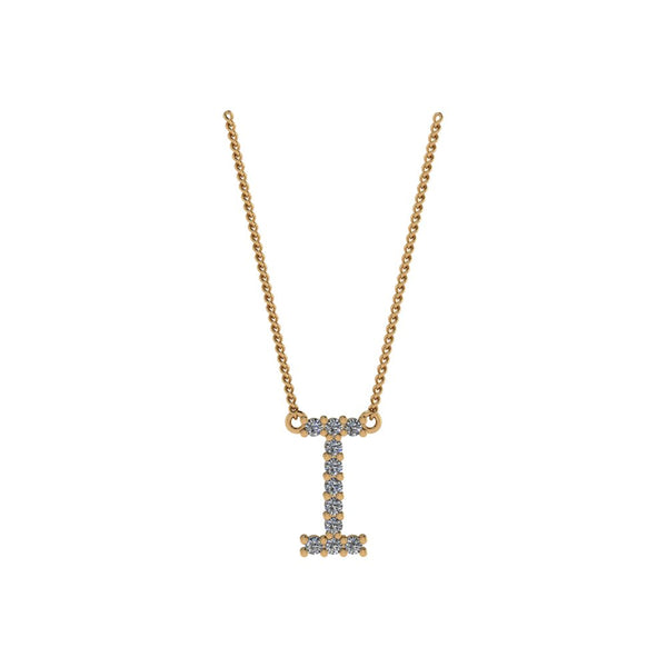 Diamond Initial Pendant