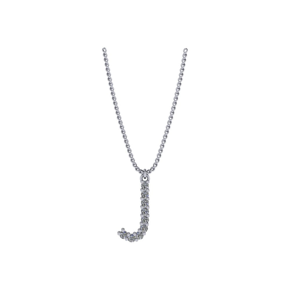 Diamond Initial Pendant