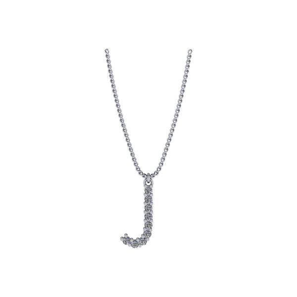 Diamond Initial Pendant