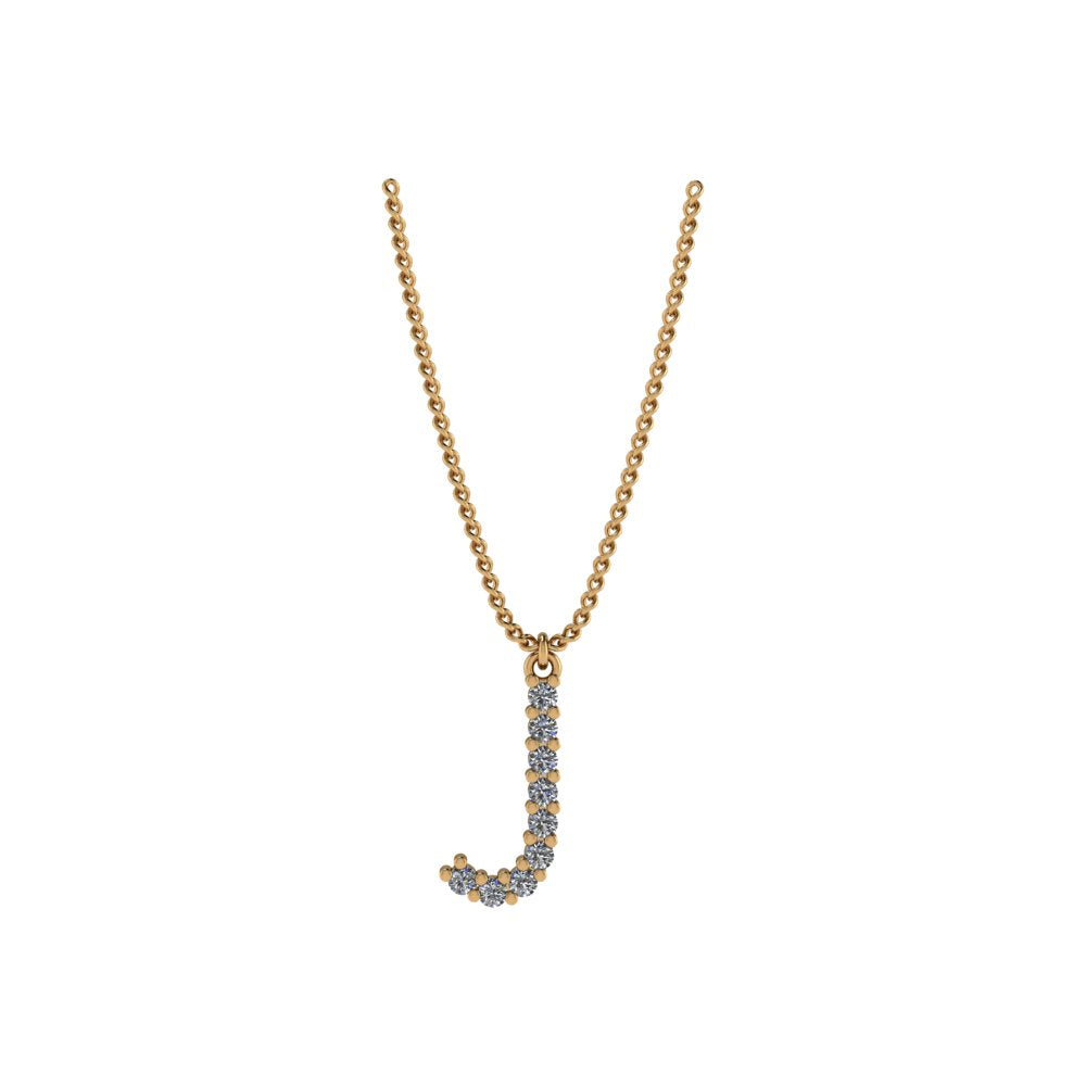Diamond Initial Pendant