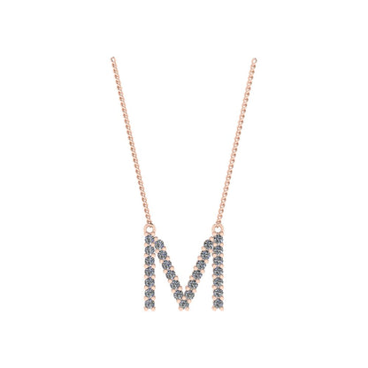 Diamond Initial Pendant