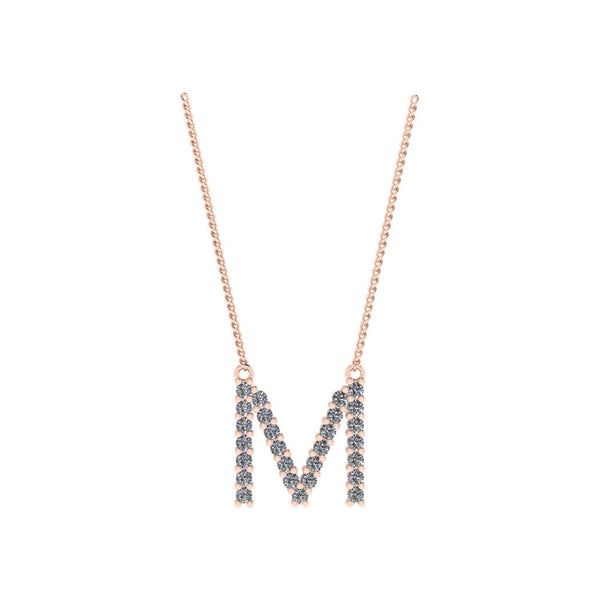 Diamond Initial Pendant