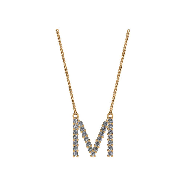 Diamond Initial Pendant