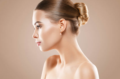 Morganite & Diamond Claw/Bead Set Drop Earrings