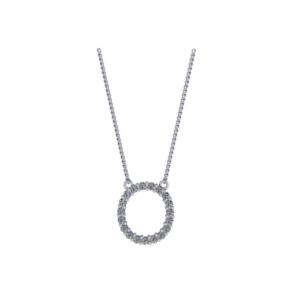 Diamond Initial Pendant