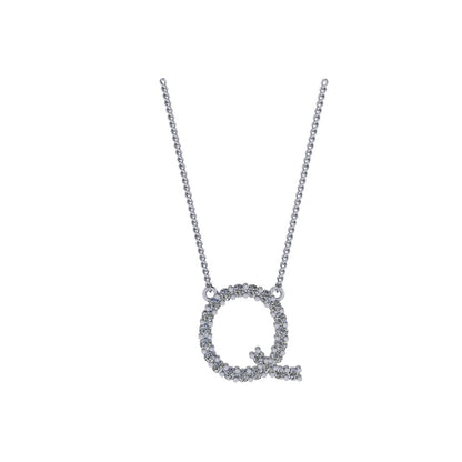 Diamond Initial Pendant