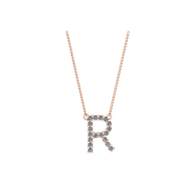 Diamond Initial Pendant