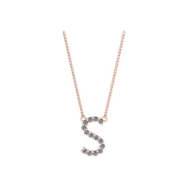Diamond Initial Pendant