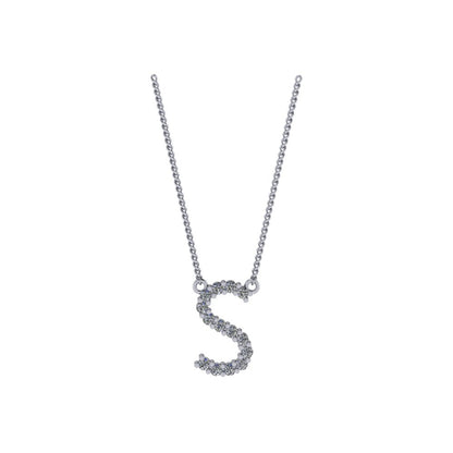 Diamond Initial Pendant