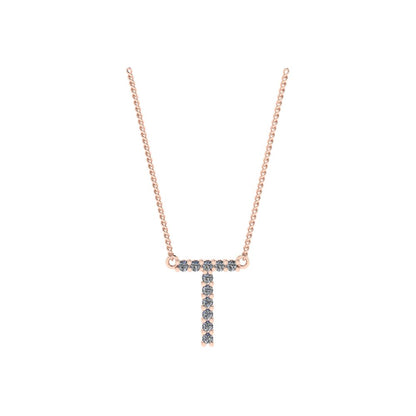 Diamond Initial Pendant