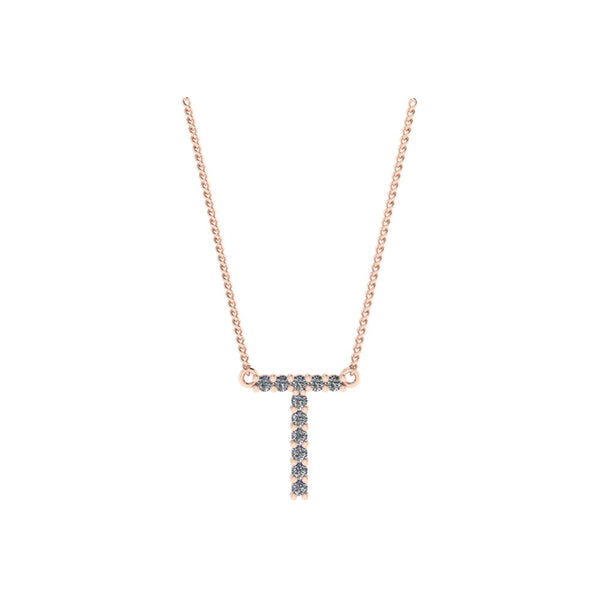 Diamond Initial Pendant