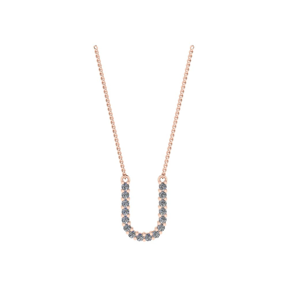 Diamond Initial Pendant