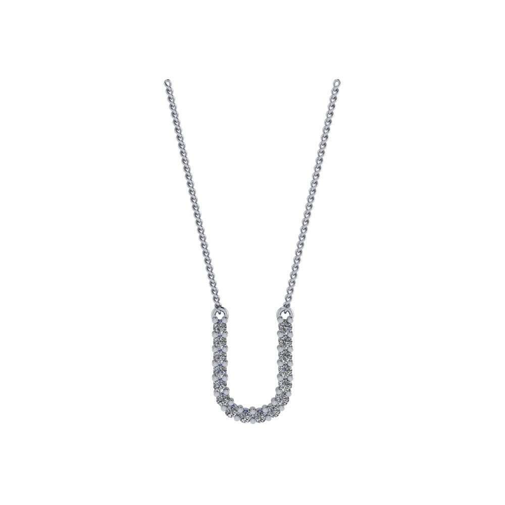 Diamond Initial Pendant