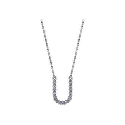 Diamond Initial Pendant