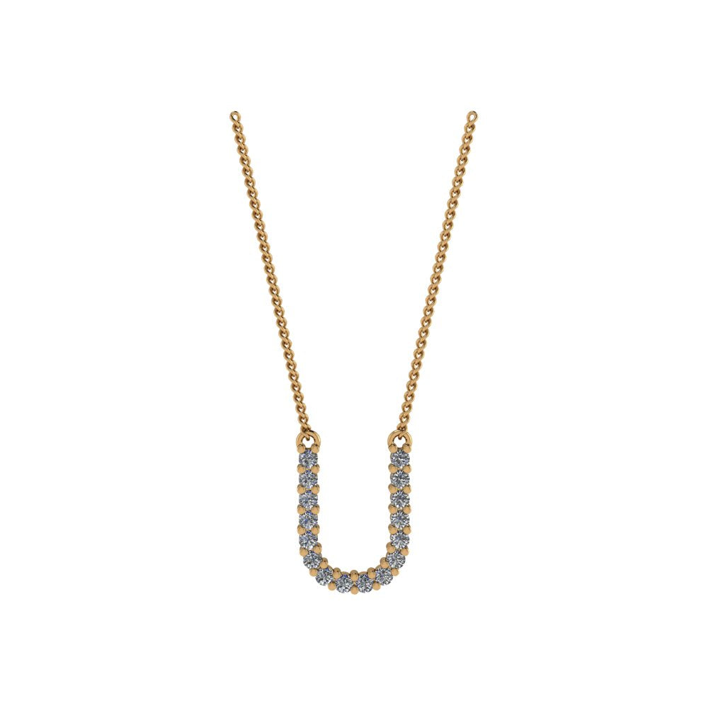 Diamond Initial Pendant