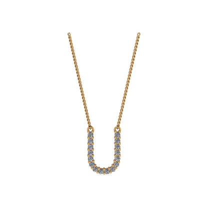 Diamond Initial Pendant