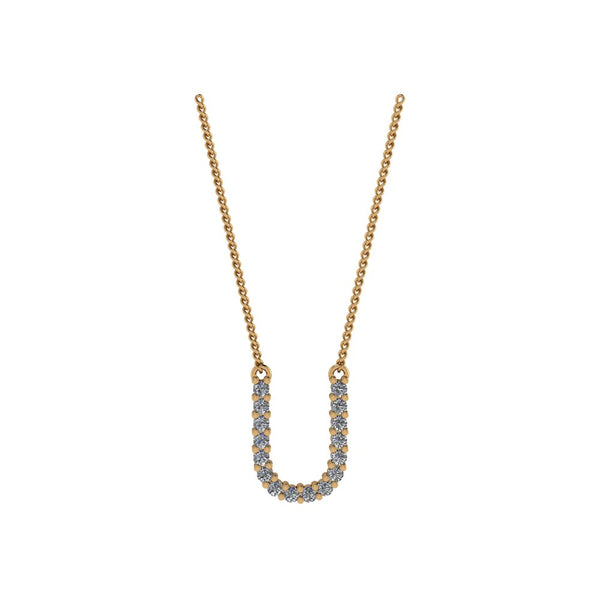 Diamond Initial Pendant