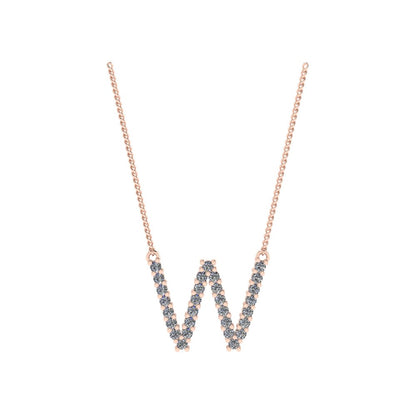 Diamond Initial Pendant